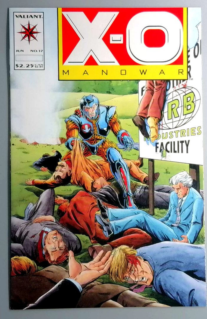 X-O Manowar #17 NM Valiant 1993
