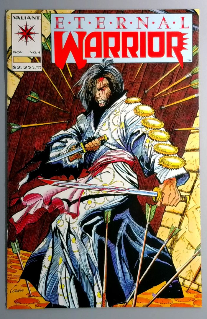 Eternal Warrior #4 NM- 1st Cameo of Bloodshot Valiant 1992