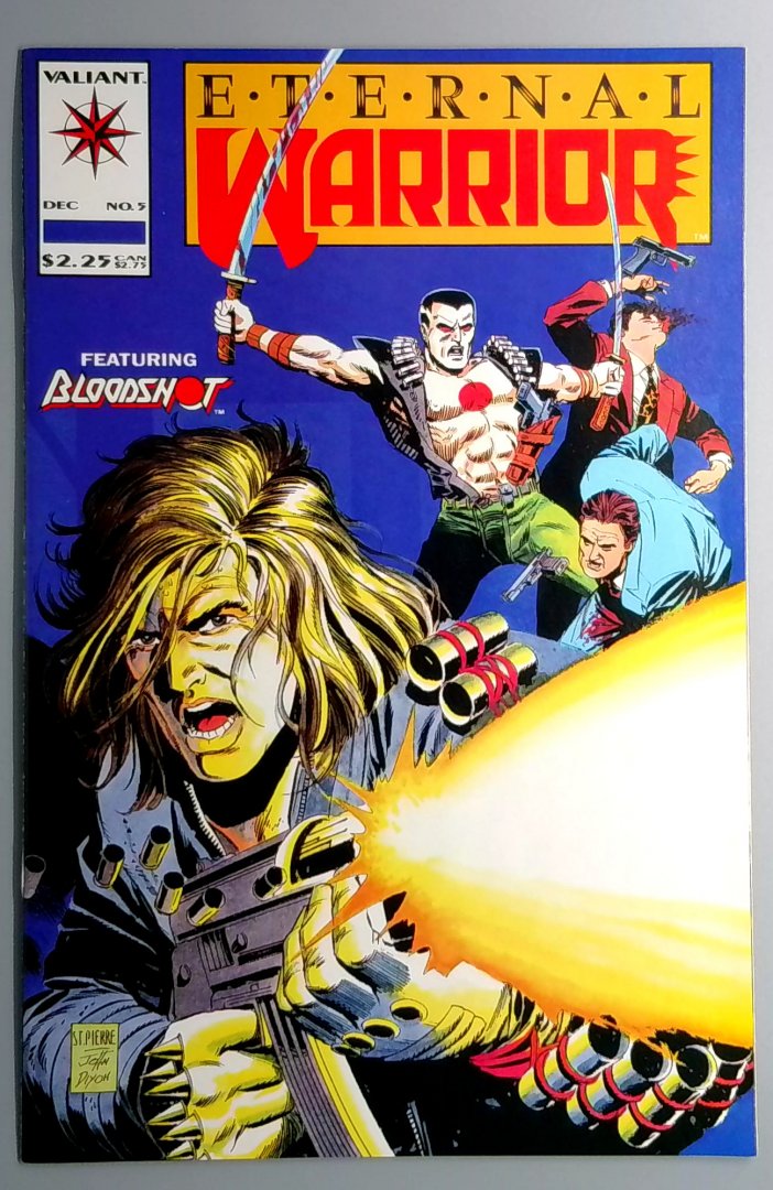 Eternal Warrior #5 NM 1st Cover of Bloodshot Valiant 1992