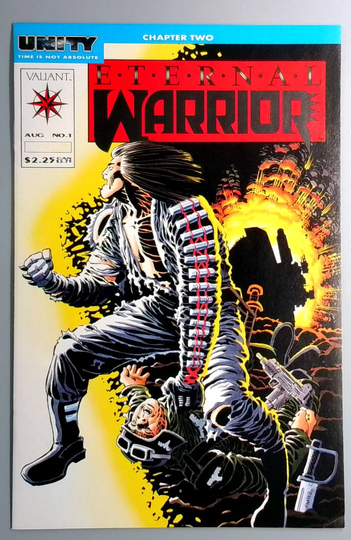Eternal Warrior #1 NM- 1st Appearance of Neville Alcott Valiant 1992