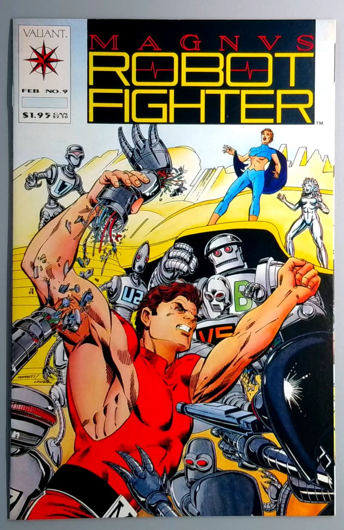 Magnus, Robot Fighter #9 NM 1st Xyrkol Valiant 1992