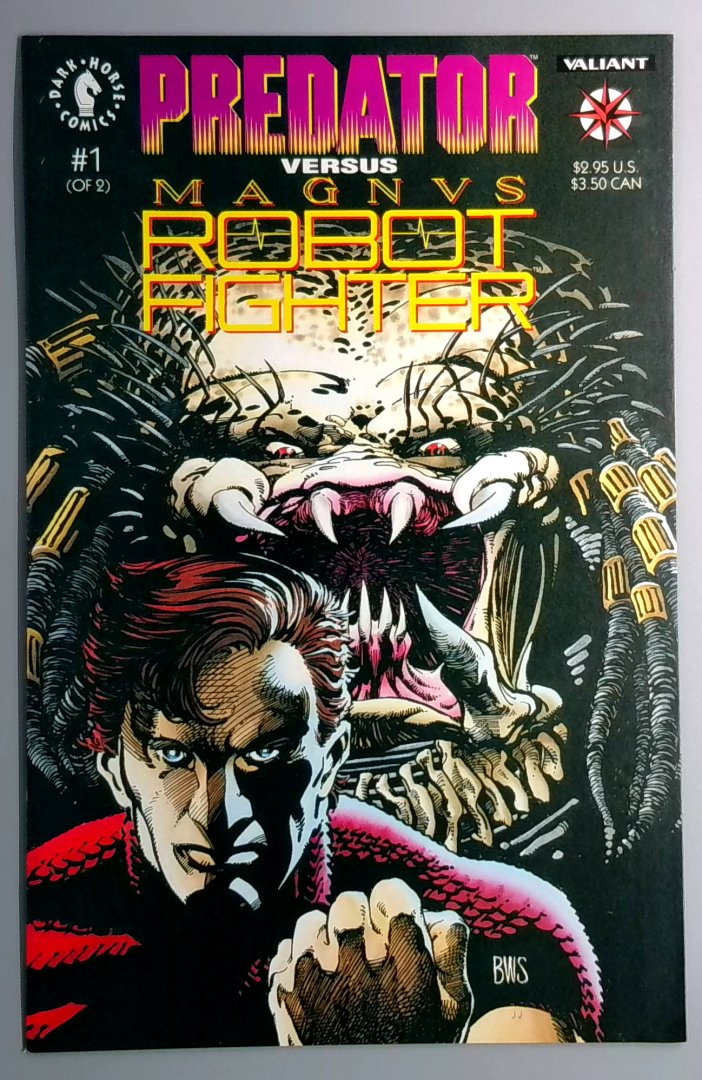 Predator Vs. Magnus, Robot Fighter #1 NM- Dark Horse 1992