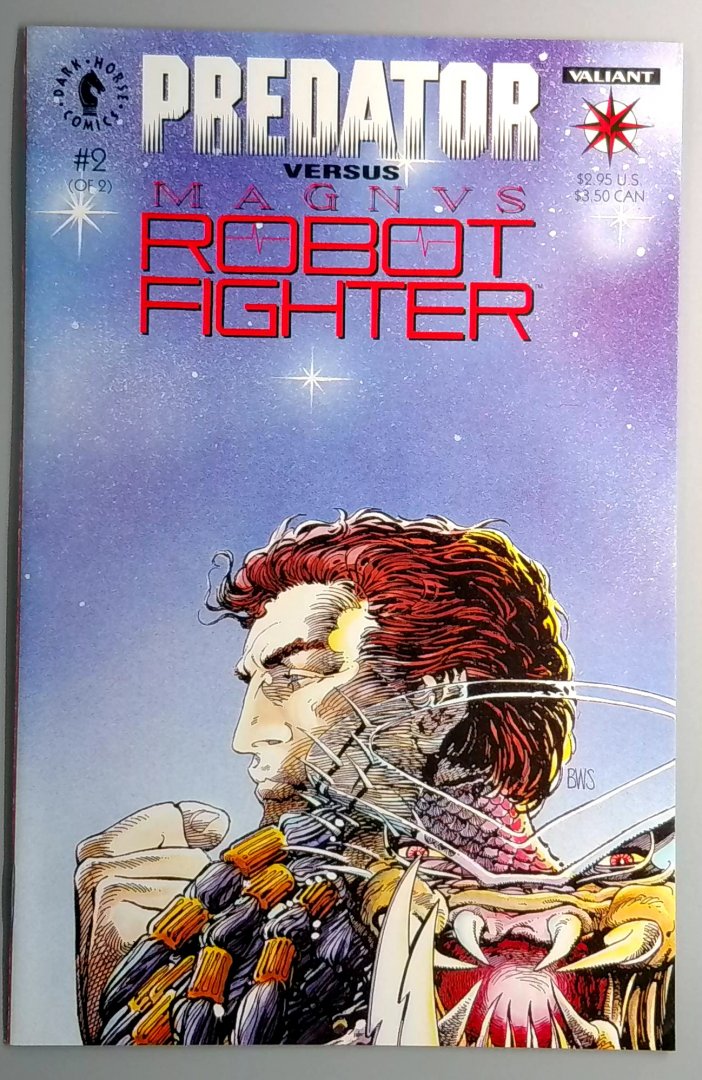 Predator Vs. Magnus, Robot Fighter #2 VF/NM Dark Horse 1993