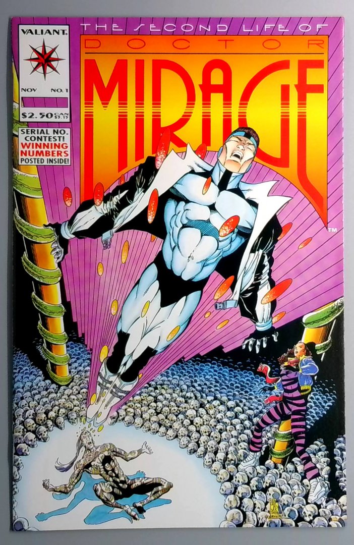 The Second Life of Doctor Mirage #1 NM Origin Issue. Pin-Up Poster Centerfold