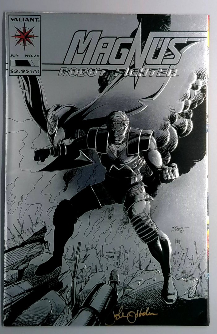 Magnus Robot Fighter #25 NM- Valiant 1993