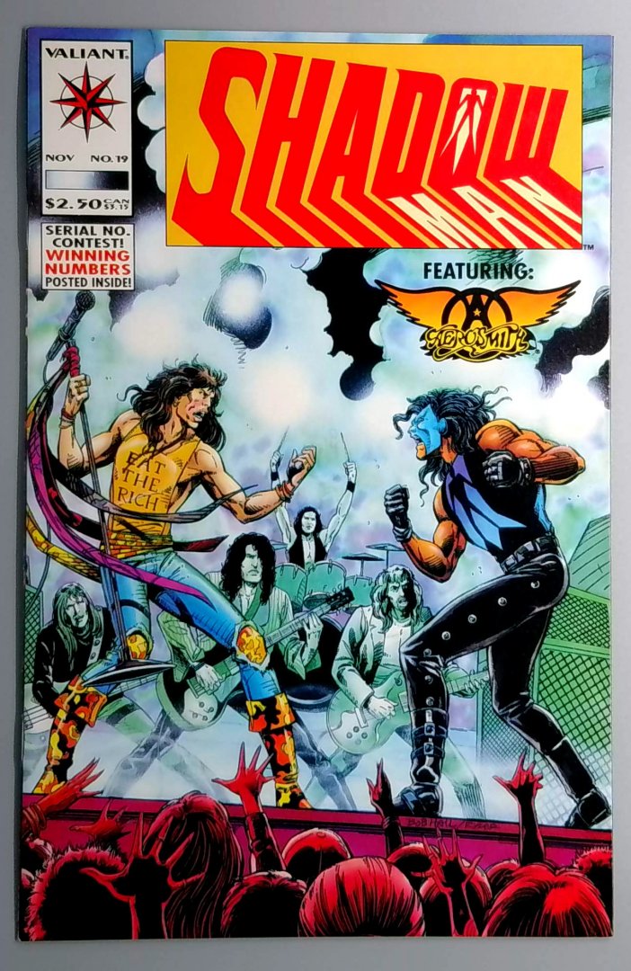 Shadowman #19 NM 1st Aerosmith valiant Version Valiant 1993