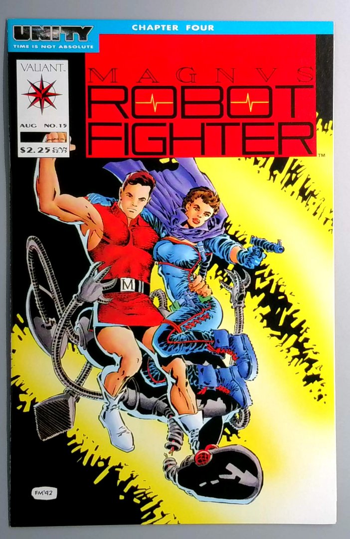 Magnus, Robot Fighter #15 NM- 1st Talpa Valiant 1992