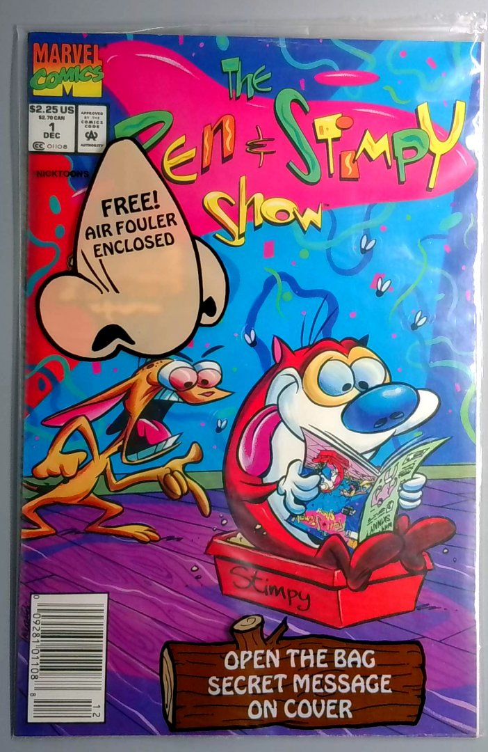 Ren & Stimpy Show #1 NM BAGGED Marvel Comics - 1993