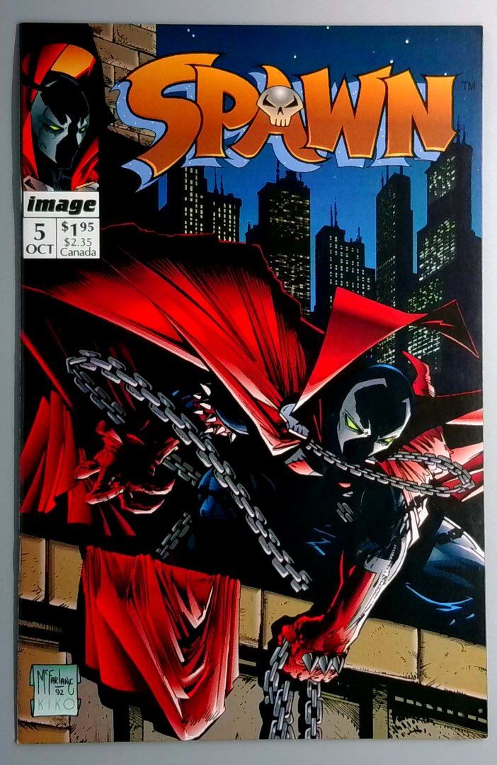 Spawn #5 NM 1st Appearance of Billy Kincaid Image 1992