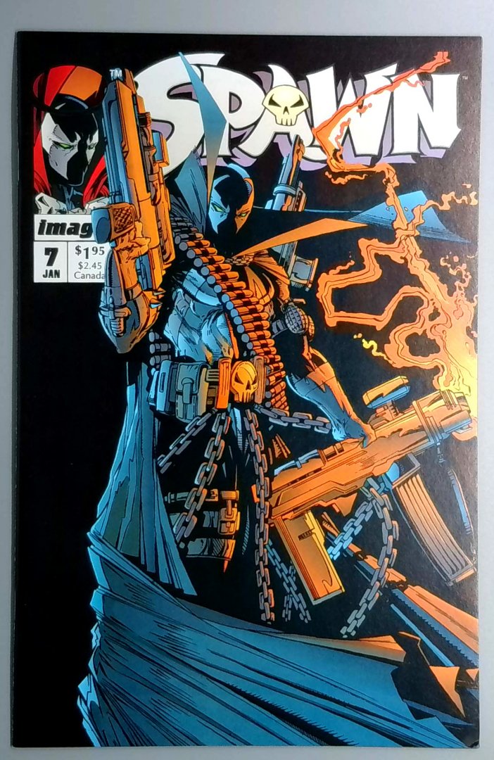 Spawn #7 NM Poster of Spawnmoblie #2 in Centerfold Image 1993