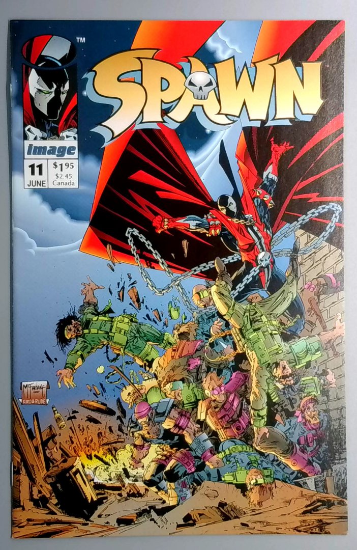 Spawn #11 Centerfold Poster by Geof Darrow NM- Image 1993