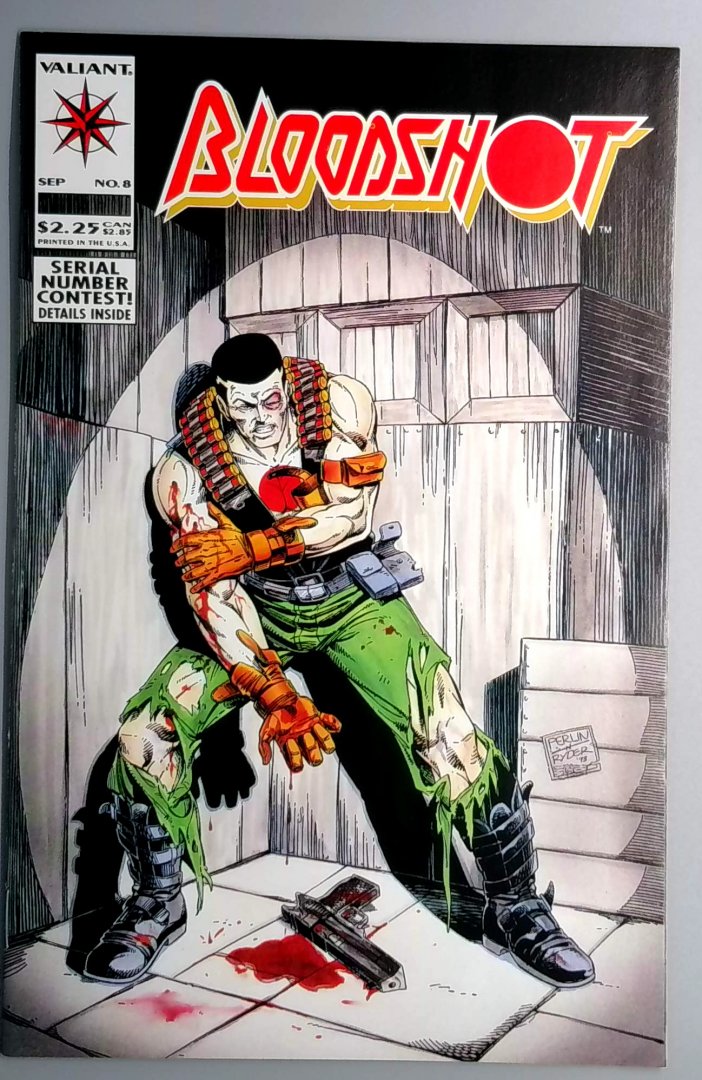 Bloodshot #8 NM Valiant 1993