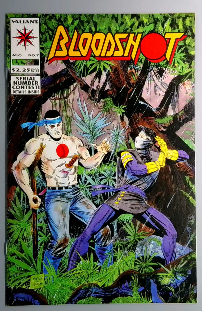 Bloodshot #7 NM- NINJAK Valiant - 1993