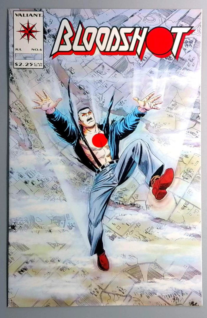 Bloodshot #6 VF 1st Colin King ninjak Valiant Entertainment 1993