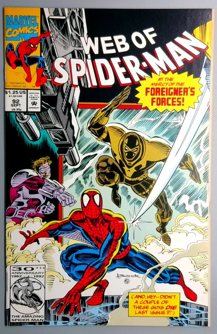 Web of Spider-Man #92 NM