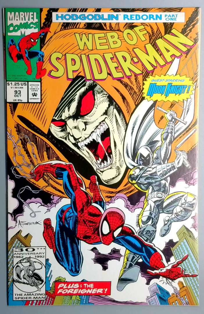 Web of Spider-Man #93 NM- Marvel 1993