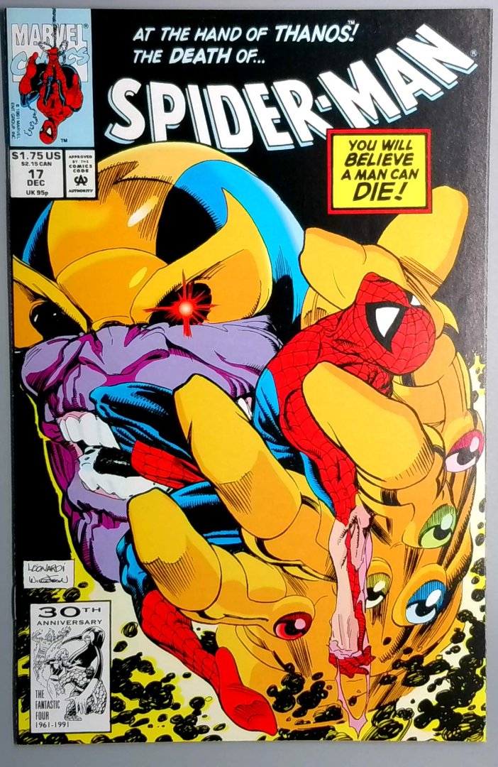 Spider-Man #17 Thanos NM Marvel 1991