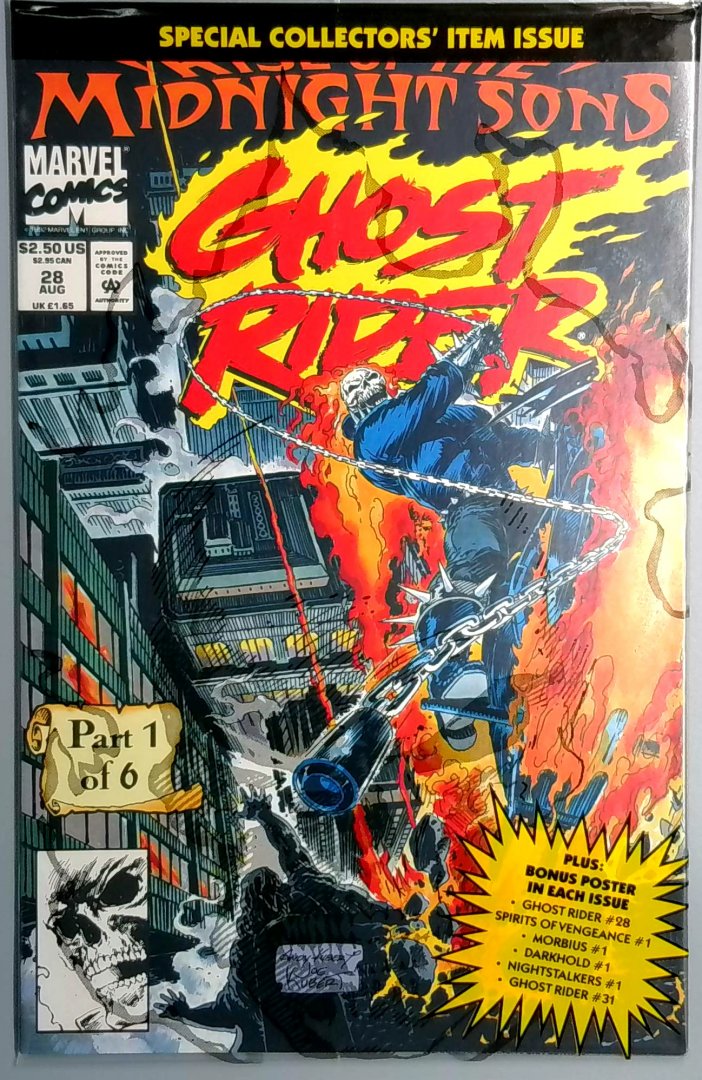 Ghost Rider #28 NM 1st Appearance of Lilith Marvel 1992
