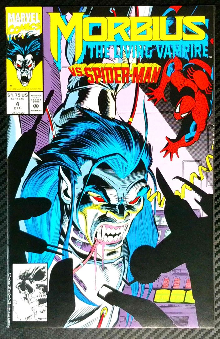 Morbius: the Living Vampire #4 Direct Edition Marvel 1992