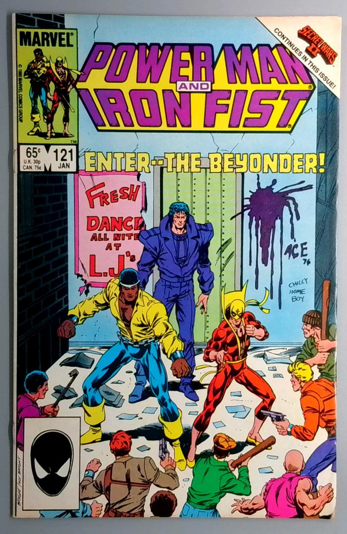 Power Man and Iron Fist #121 Beyonder Appearance Marvel 1986