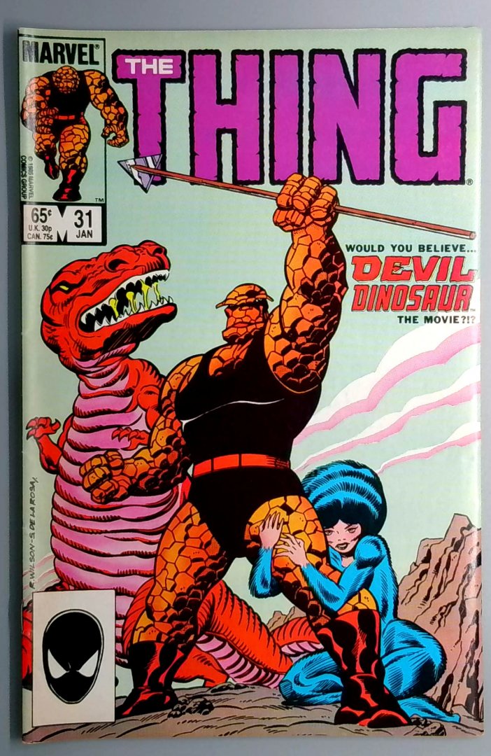 Thing #31 First Modern Age Issue Direct Edition Marvel 1986