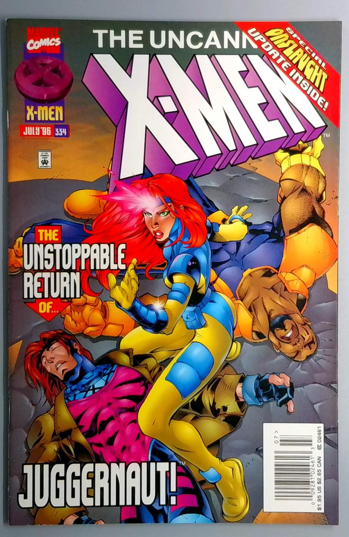 Uncanny X-Men #334 Direct Edition Marvel 1996