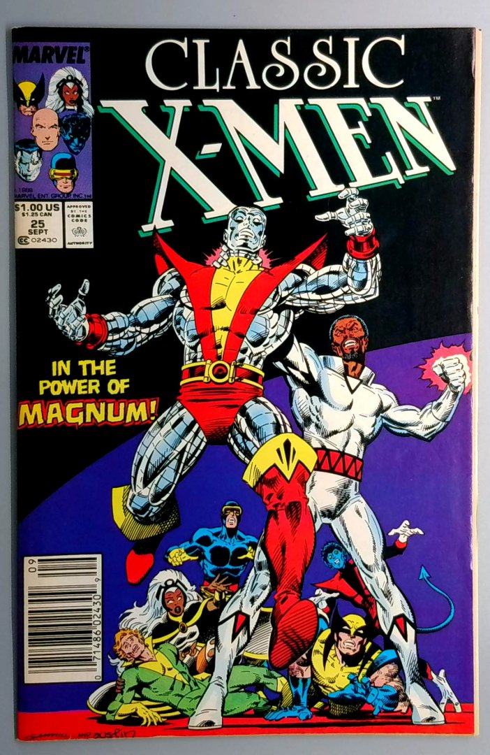 Classic X-Men #25 Newsstand Edition Marvel 1988