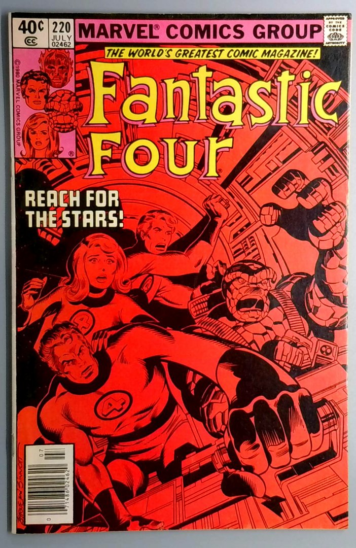 Fantastic Four #220 Newsstand Edition Marvel 1980