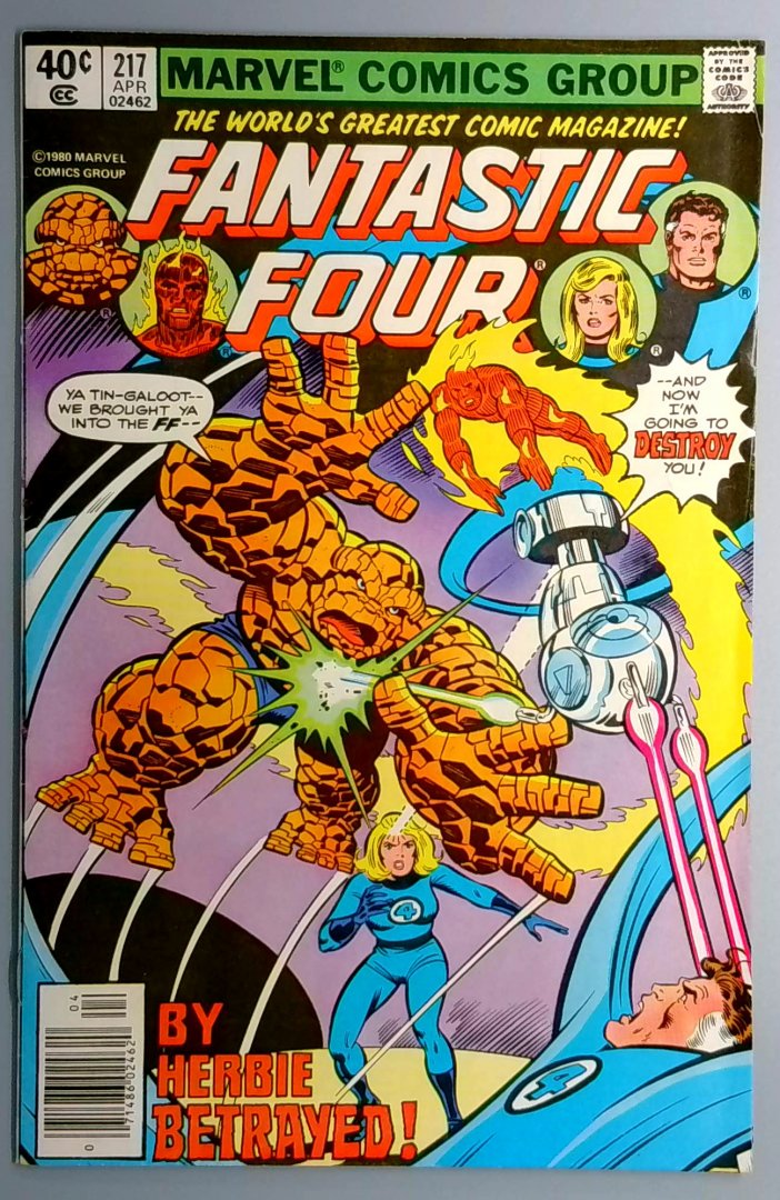 Fantastic Four #217 - Marvel 1980
