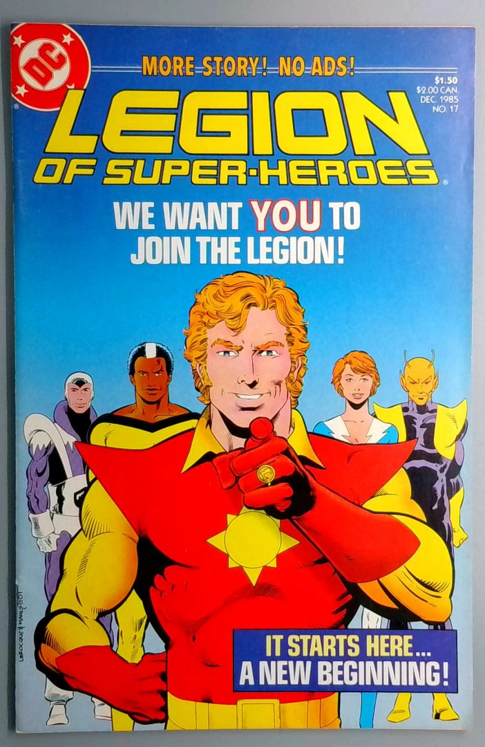 Legion of Super-Heroes #17 Origin Retold DC 1985