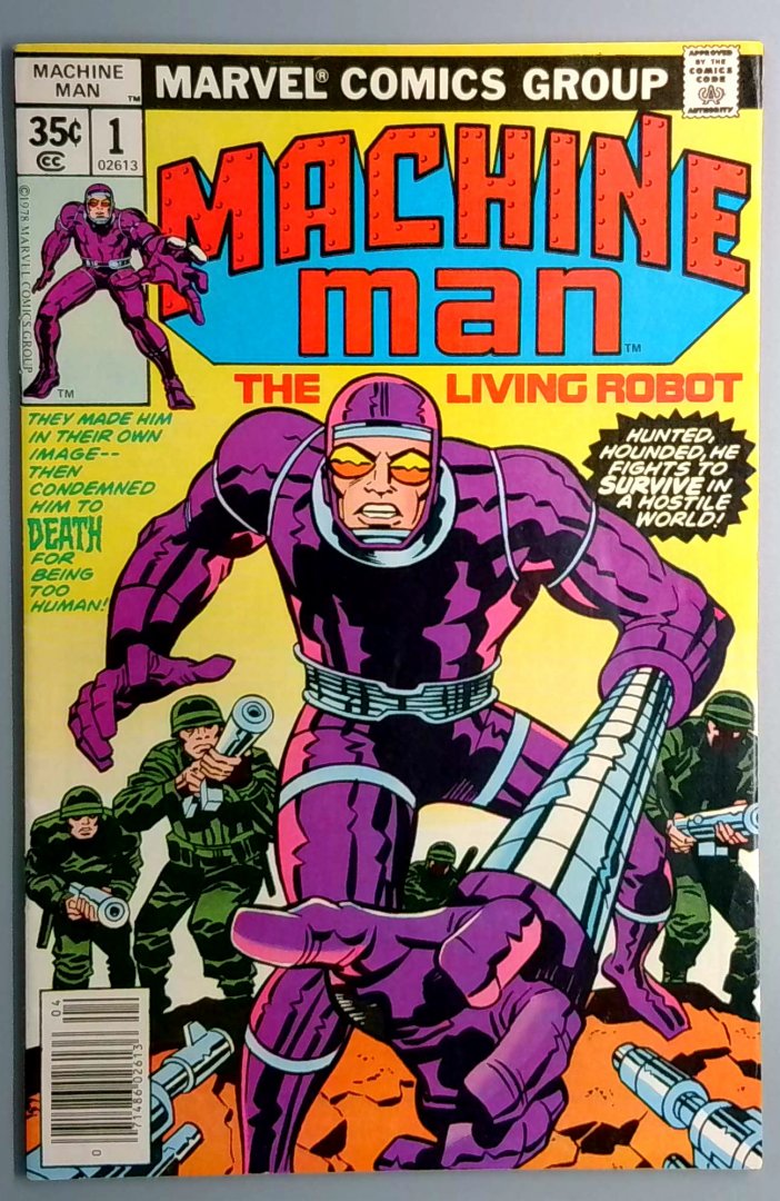 Machine Man #1 VF/NM 1st Appearance of Machine Man in Own Title Marvel 1978