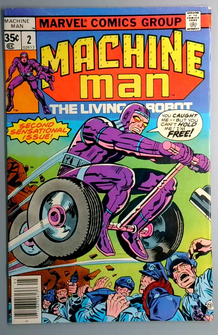 Machine Man #2 - Marvel 1978