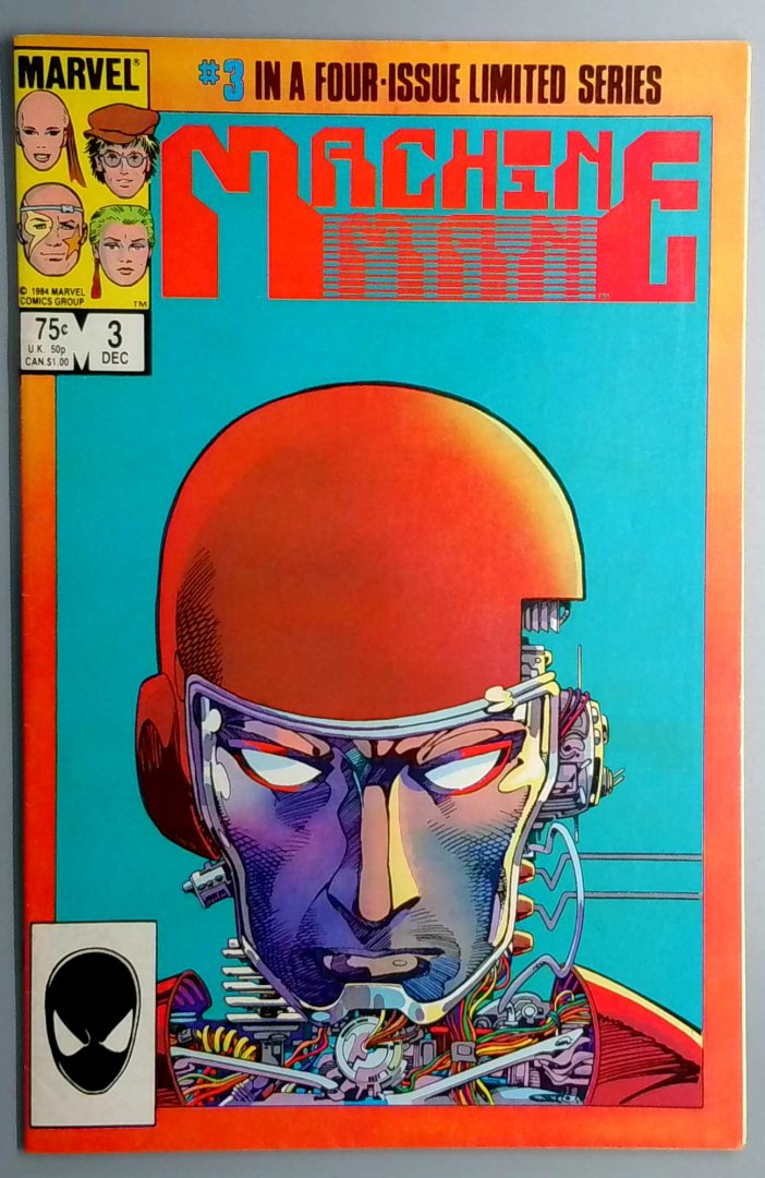 Machine Man #3 VF/NM 1st Full Appearance of Iron Man 2020 Marvel 1984