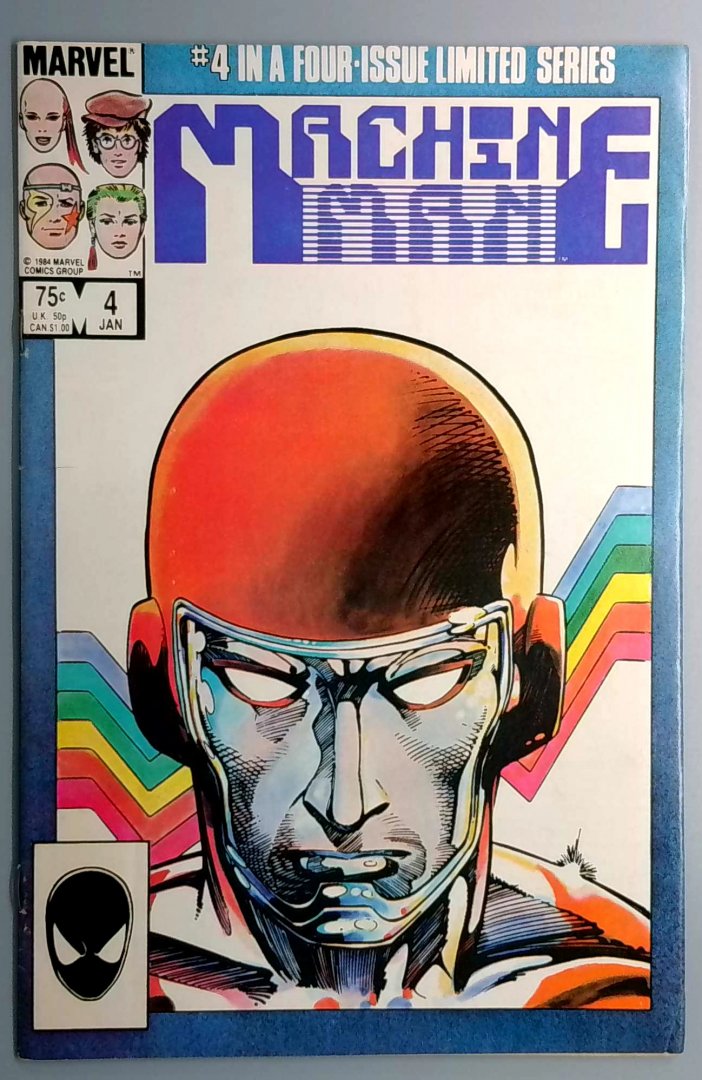 Machine Man #4 Direct Edition Marvel 1985