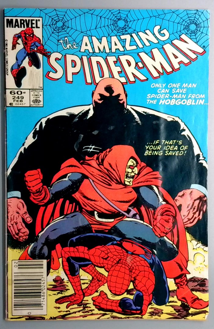 The Amazing Spider-Man #249 1st Appearance of Daniel Kingsley Marvel 1983