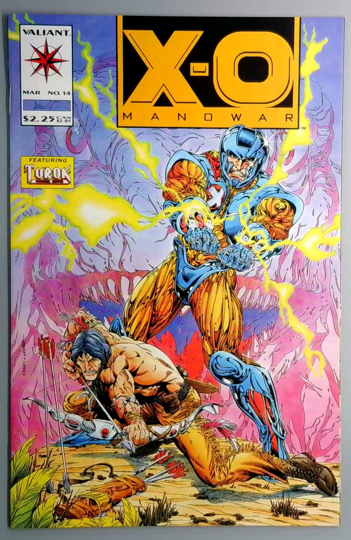 X-O Manowar #14 NM- Bart Sears Valiant 1993