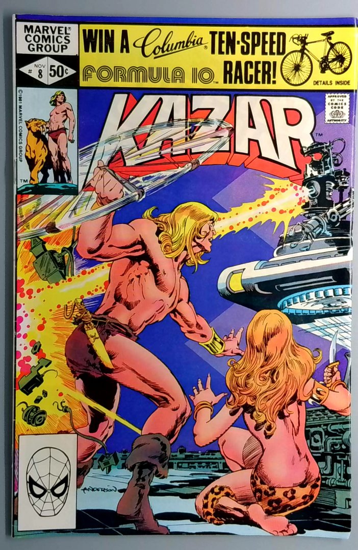 Kazar #8 VF Marvel Comics 1981