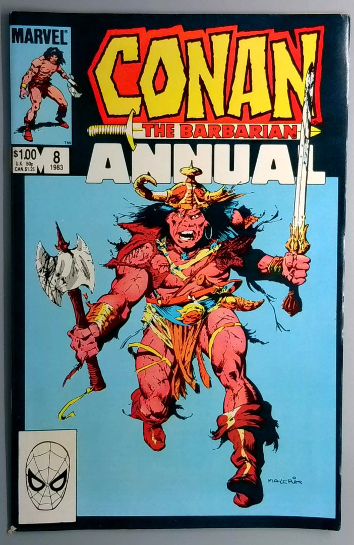 Conan the Barbarian Annual #8 Direct Edition Marvel 1983