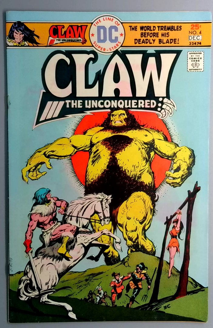Claw the Unconquered #4 - DC - Bronze Age