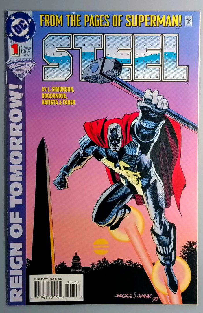 Steel #1 VF/NM 1st Appearance of Natasha Irons DC 1994