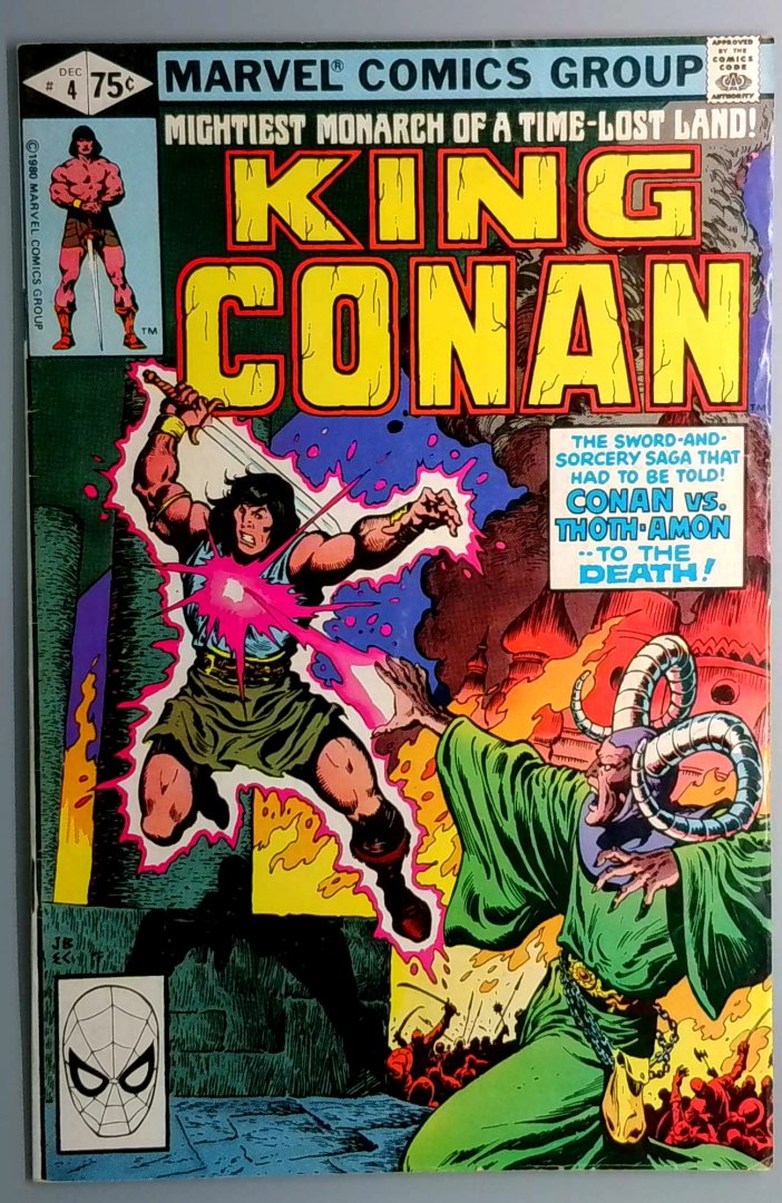 King Conan #4 Direct Edition Marvel 1980