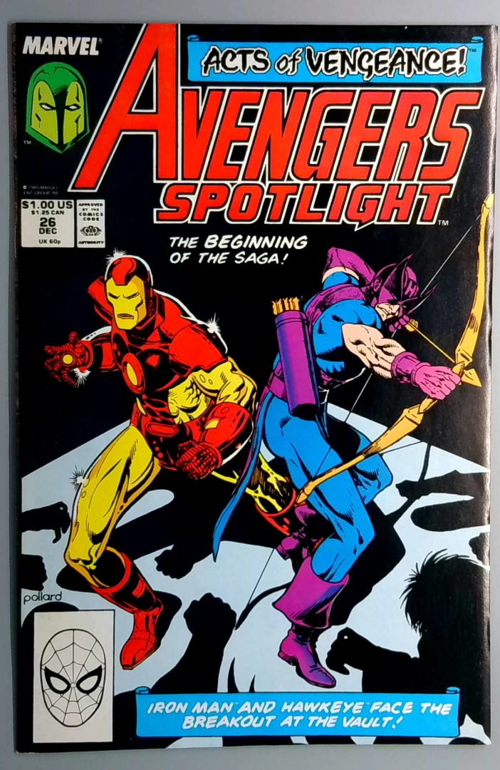 Avengers Spotlight #26 Direct Edition Marvel 1989