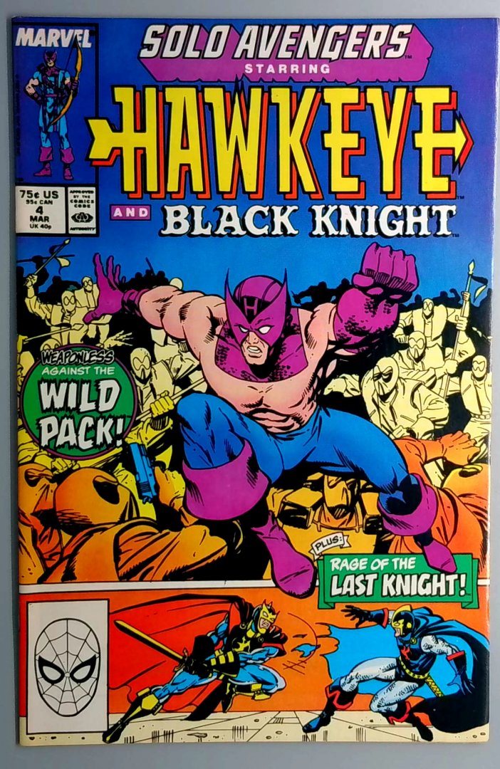 Solo Avengers #4 NM- Marvel 1988