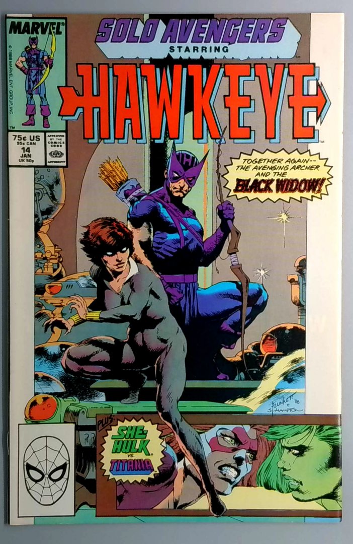 Solo Avengers #14 - Marvel 1988