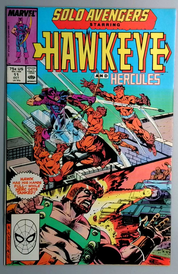 Solo Avengers #11 NM- Marvel 1988