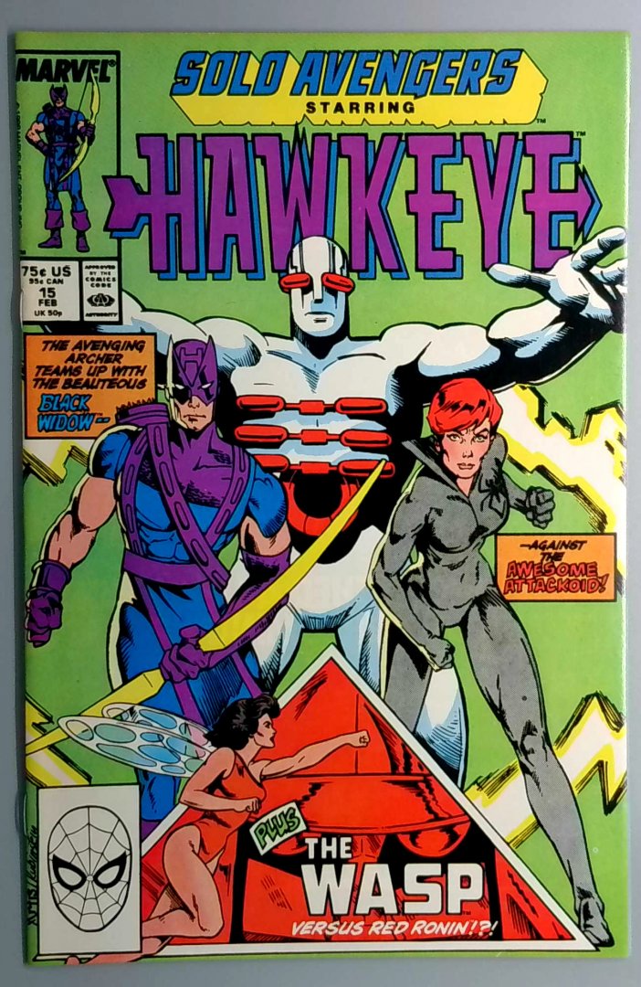 Solo Avengers #12 VF+ Marvel 1988