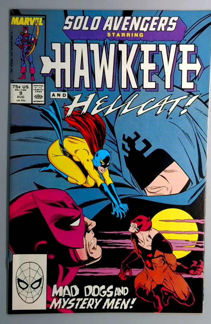 Solo Avengers #9 Marvel 1987
