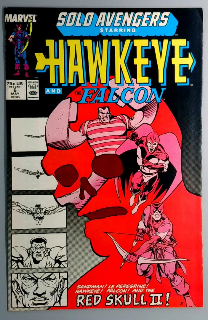Solo Avengers #6 VF Marvel 1987