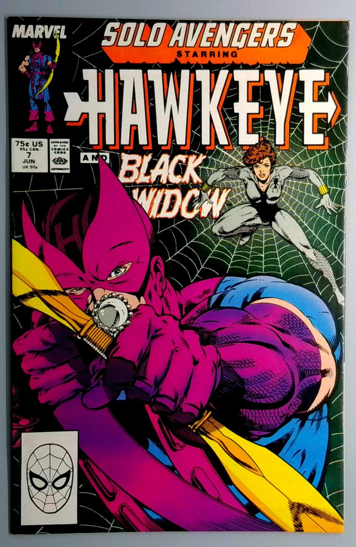 Solo Avengers #7 NM- Marvel 1987