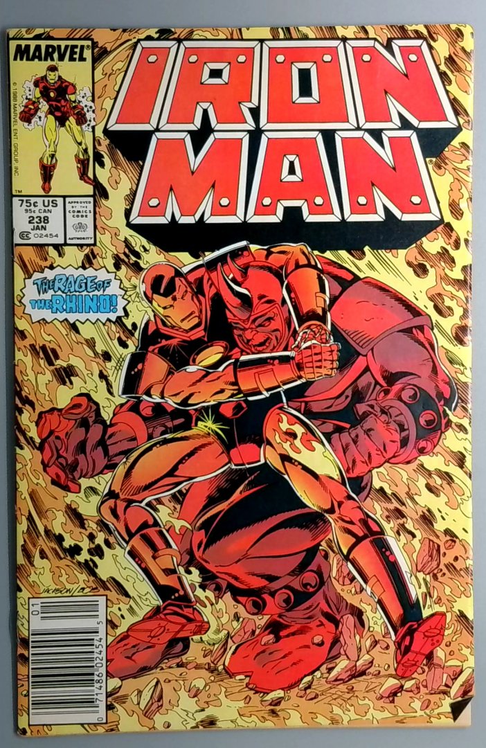 Iron Man #238 Newsstand Edition Marvel 1989